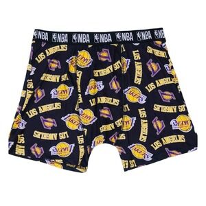 NEW‎ NBA Los Angeles Lakers Boxer Briefs Men's Medium Underwear